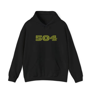 504 Bold Gold Hoodie Printify