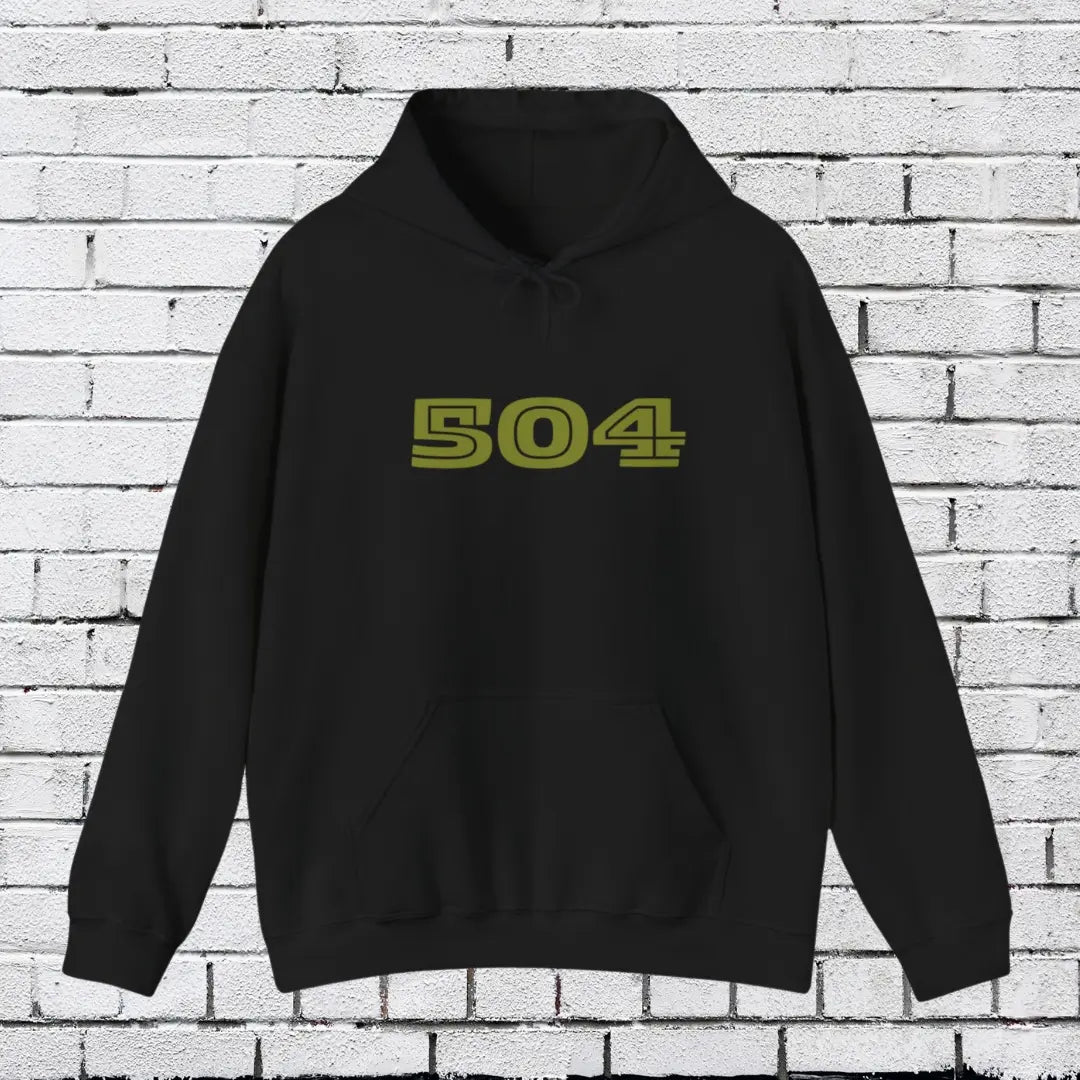 504 Bold Gold Hoodie Printify