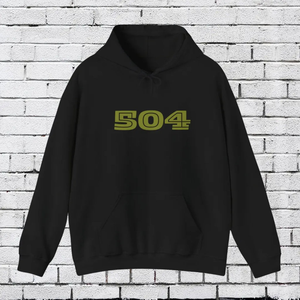 504 Bold Gold Hoodie Printify
