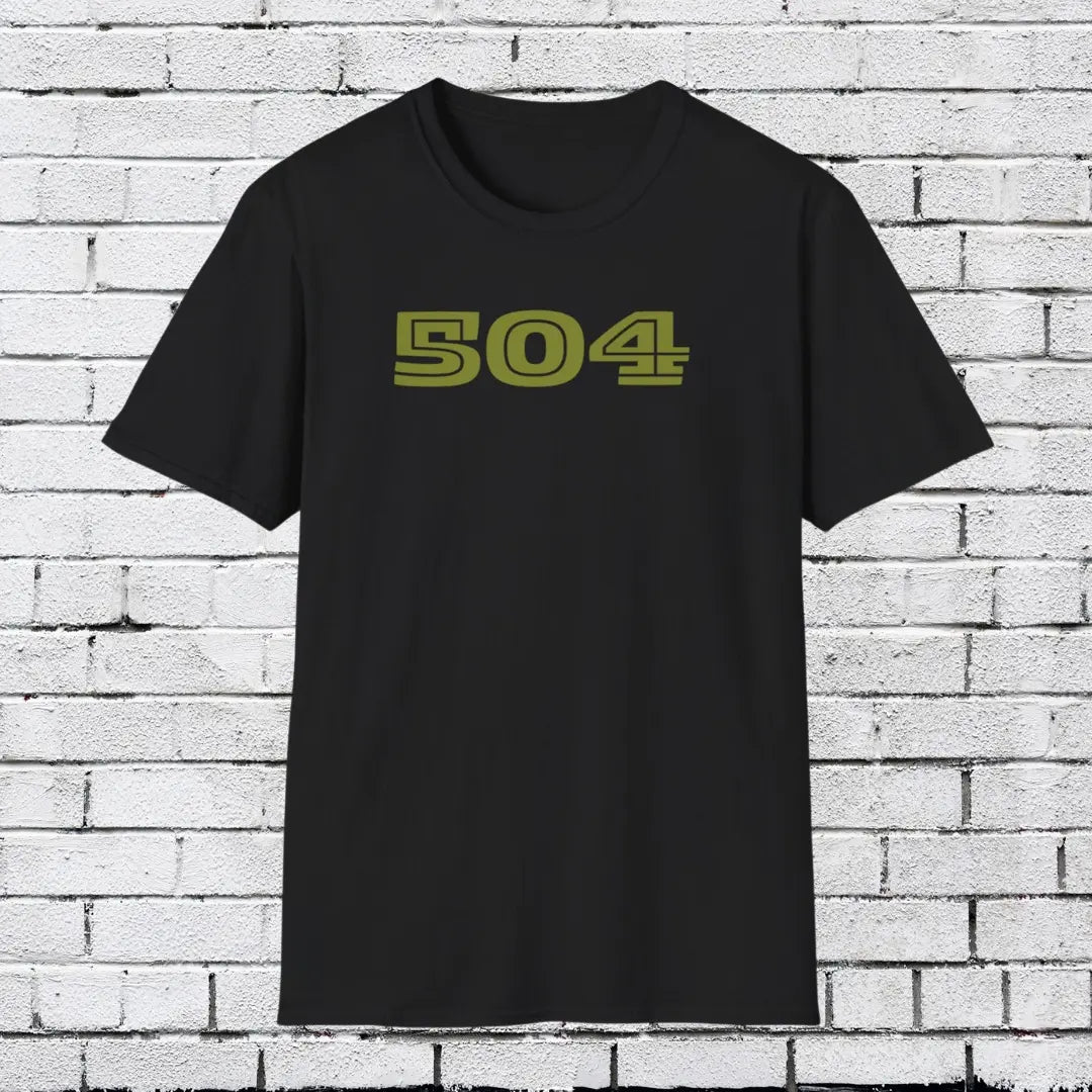 504 Bold Gold T-Shirt Printify