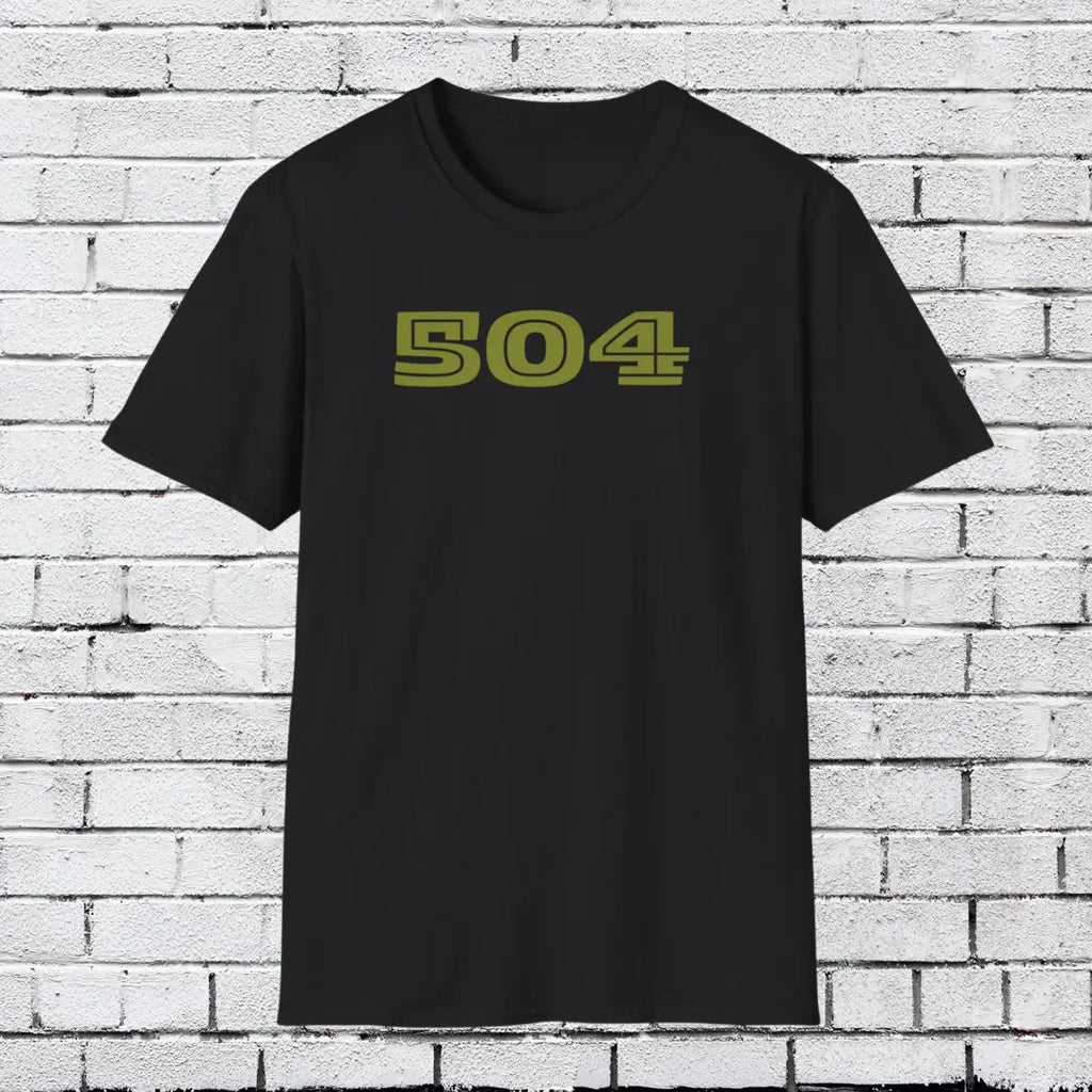 504 Bold Gold T-Shirt Printify