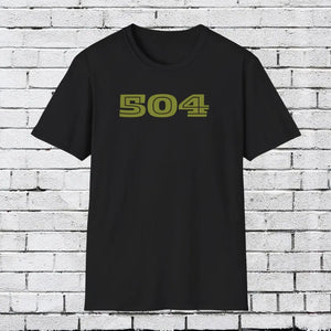 504 Bold Gold T-Shirt Printify