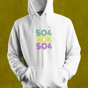504 Mardi Gras Hoodie Printify