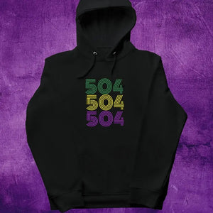 504 Mardi Gras Hoodie Printify