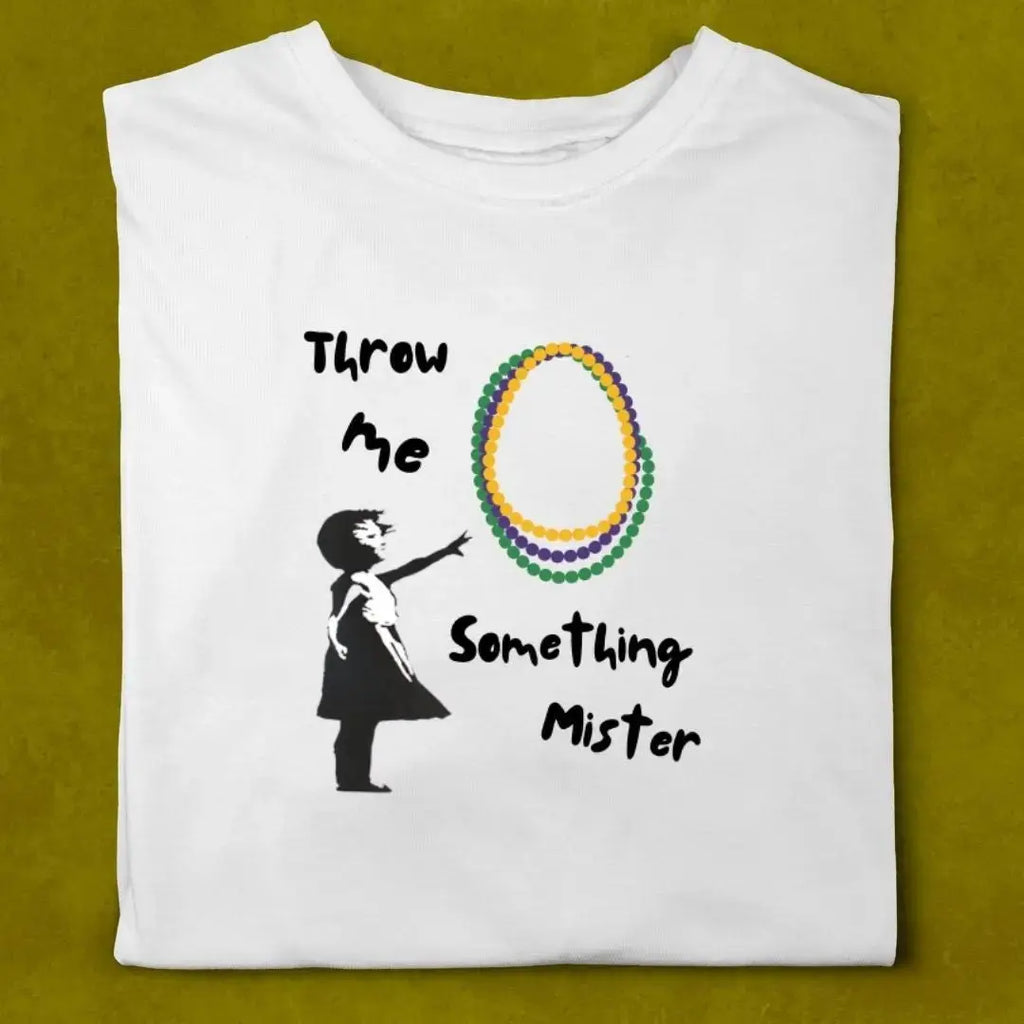 Banksy Girl With Beads T-Shirt Printify