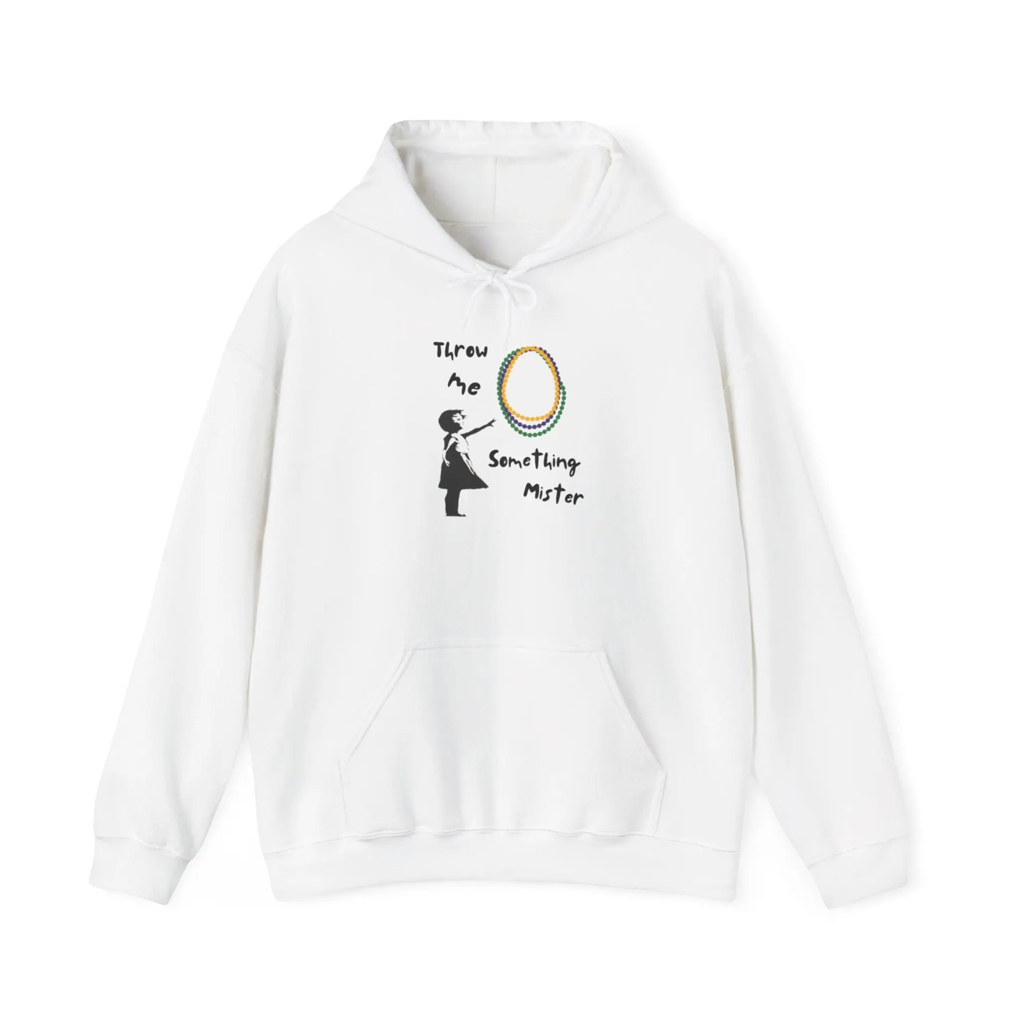 Banksy "Girl With Beads" Hoodie Printify