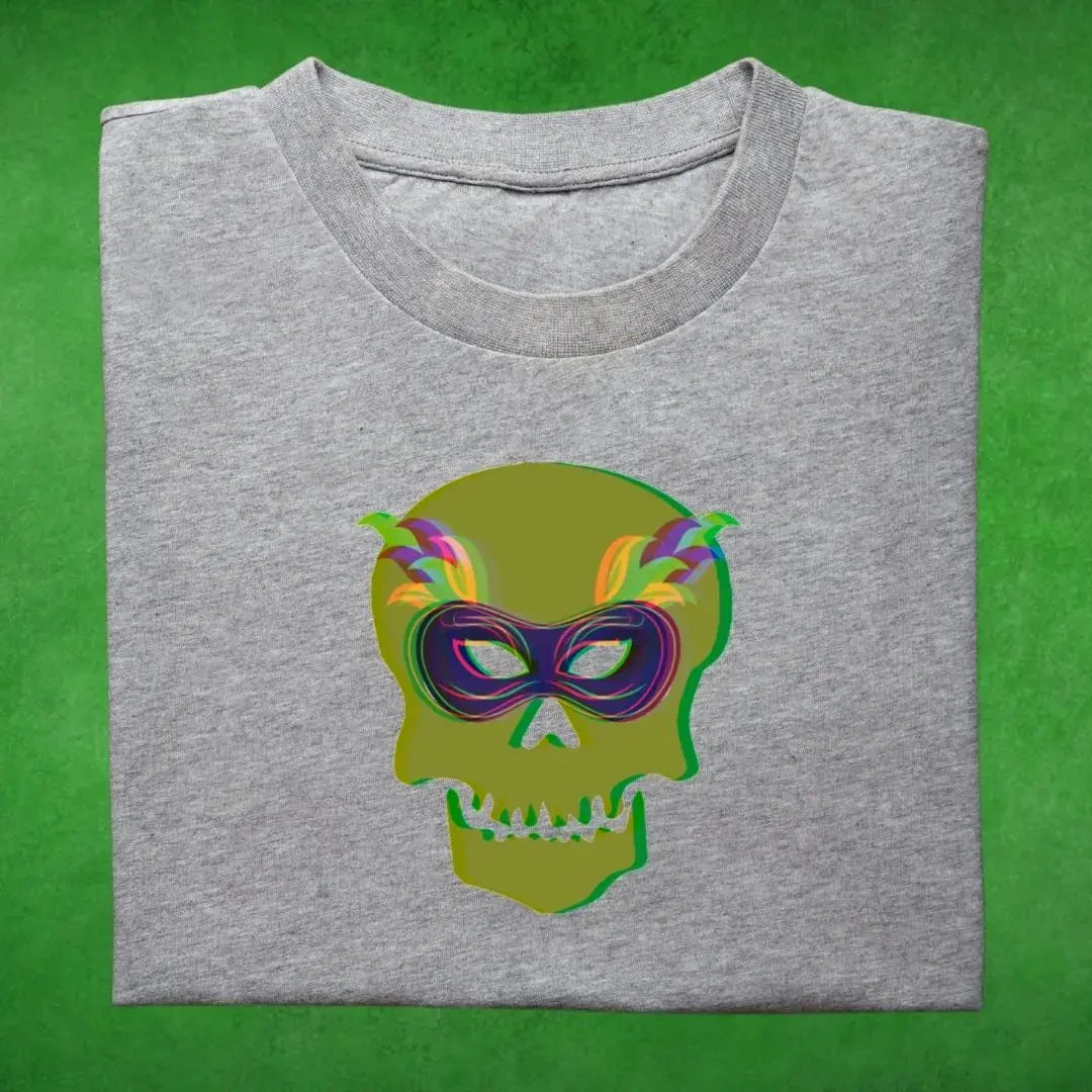 Carnival Skull & Bone T-Shirt Printify
