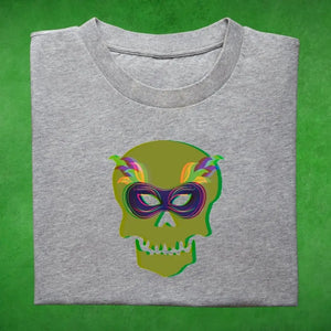 Carnival Skull & Bone T-Shirt Printify