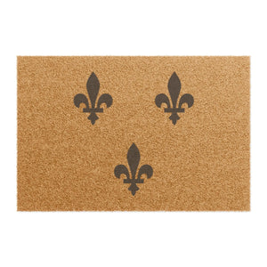 Fleur De Lis Kulture Doormat Printify