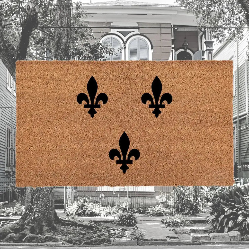 Fleur De Lis Kulture Doormat Printify