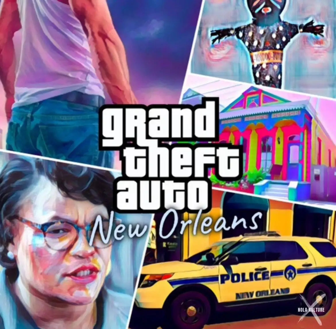 Grand Theft Auto New Orleans T-Shirt Printify