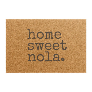 Home Sweet Nola Doormat Printify