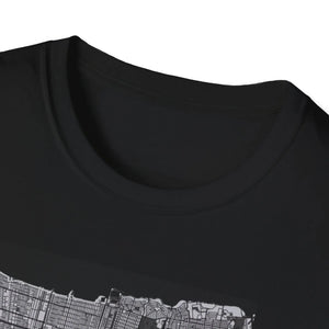 Map of New Orleans T-Shirt Printify