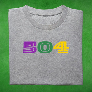 Mardi Gras 504 T-Shirt Printify