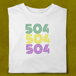 Mardi Gras 504 T-Shirt Printify