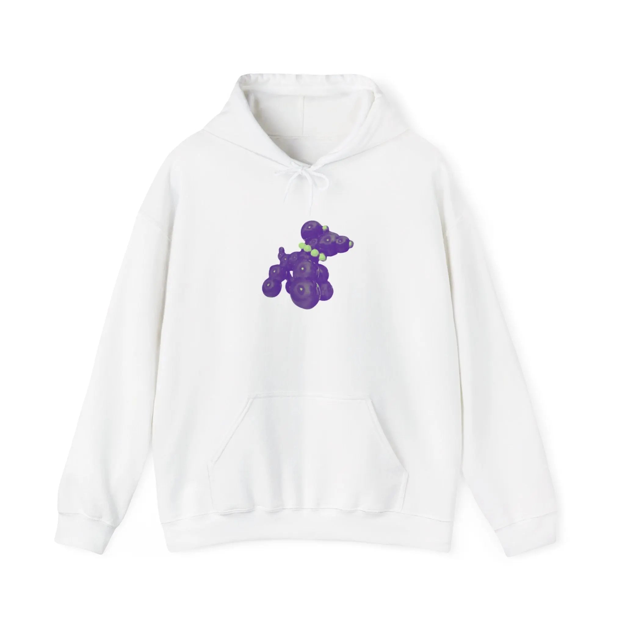 Mardi Gras Bead Dog Hoodie Printify