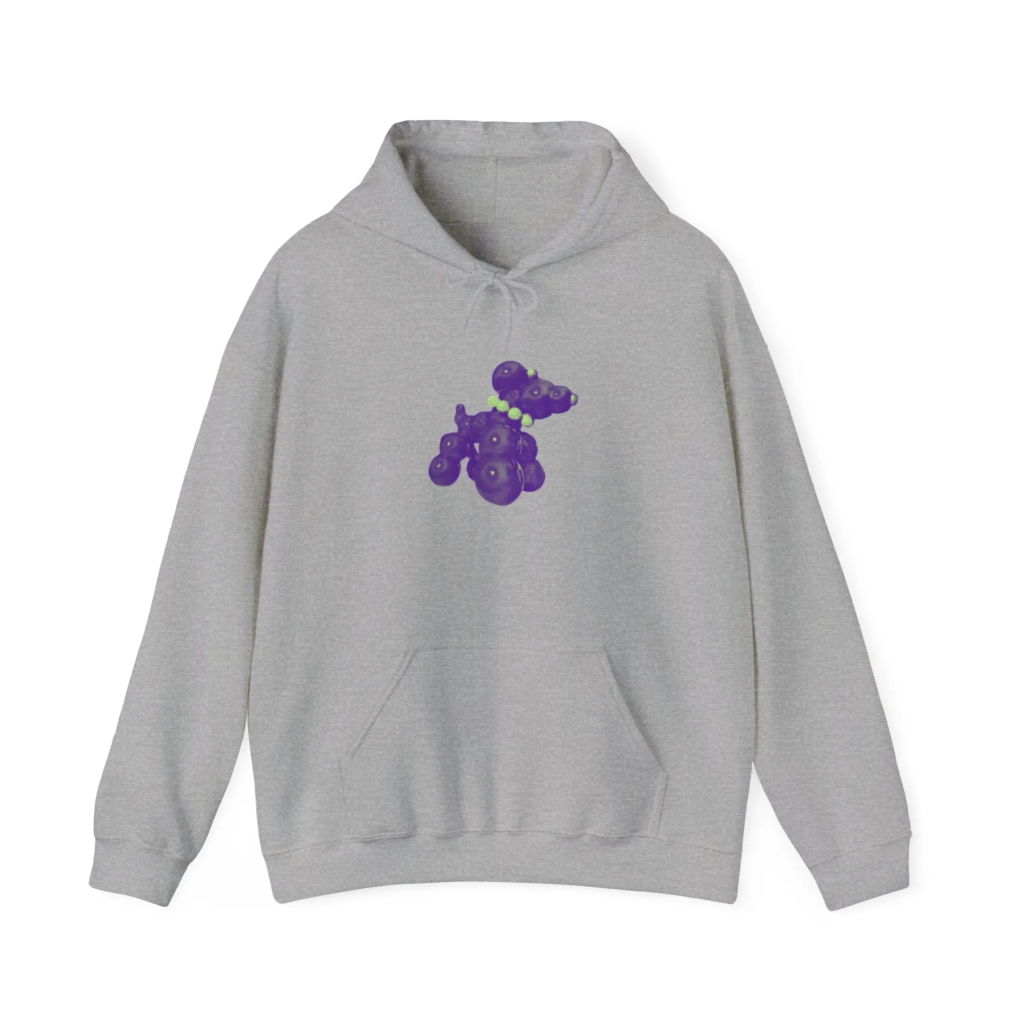 Mardi Gras Bead Dog Hoodie Printify