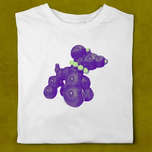 Mardi Gras Bead Dog T-Shirt Printify