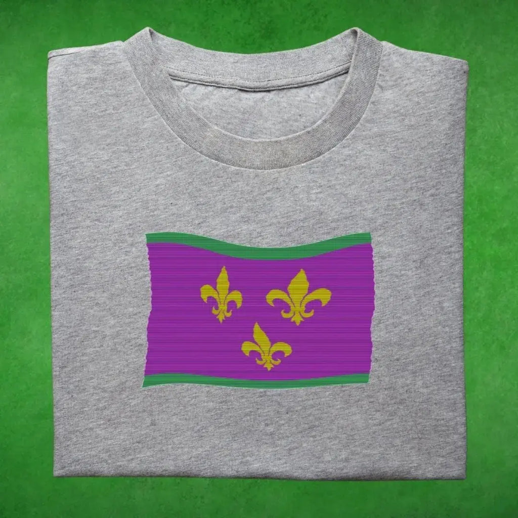 Mardi Gras New Orleans Flag T-Shirt Printify