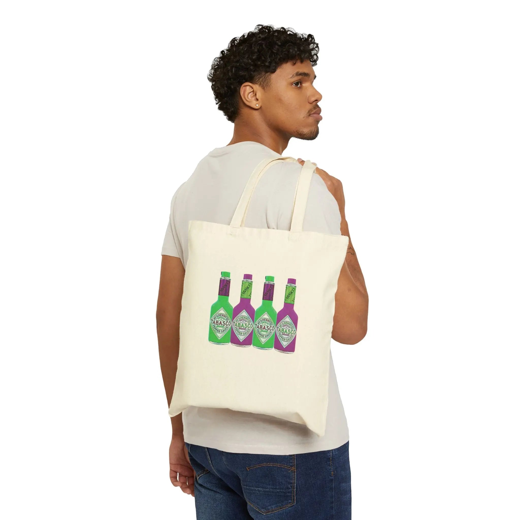 Mardi Gras Tabasco Tote Bag Printify