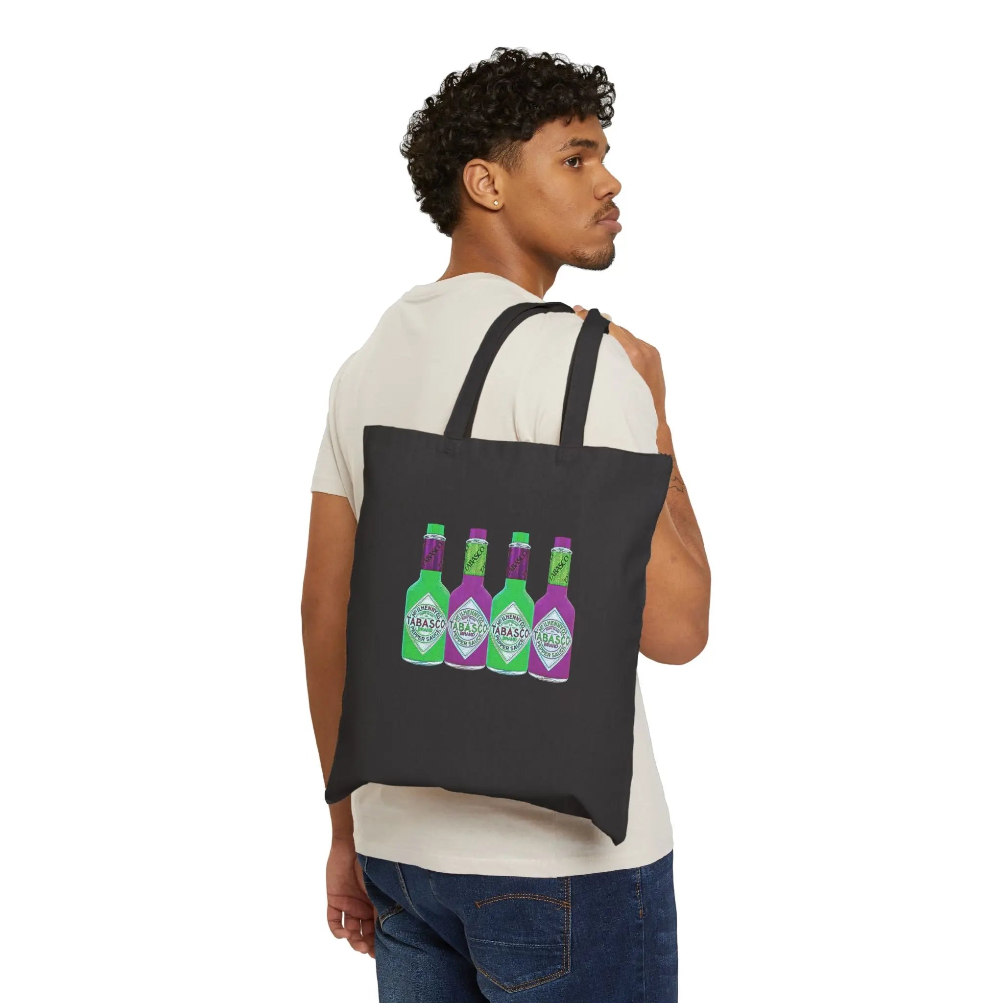 Mardi Gras Tabasco Tote Bag Printify