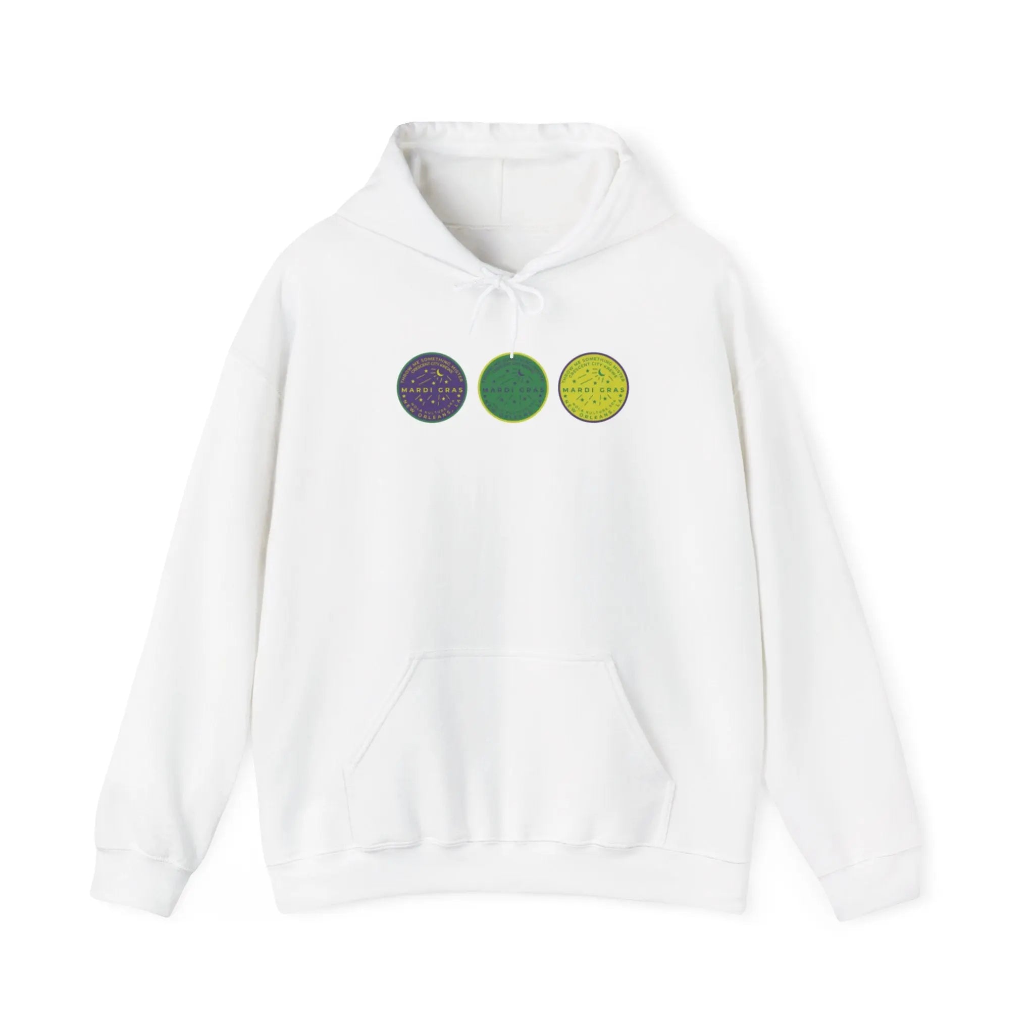 Mardi Gras Watermeter Hoodie Printify