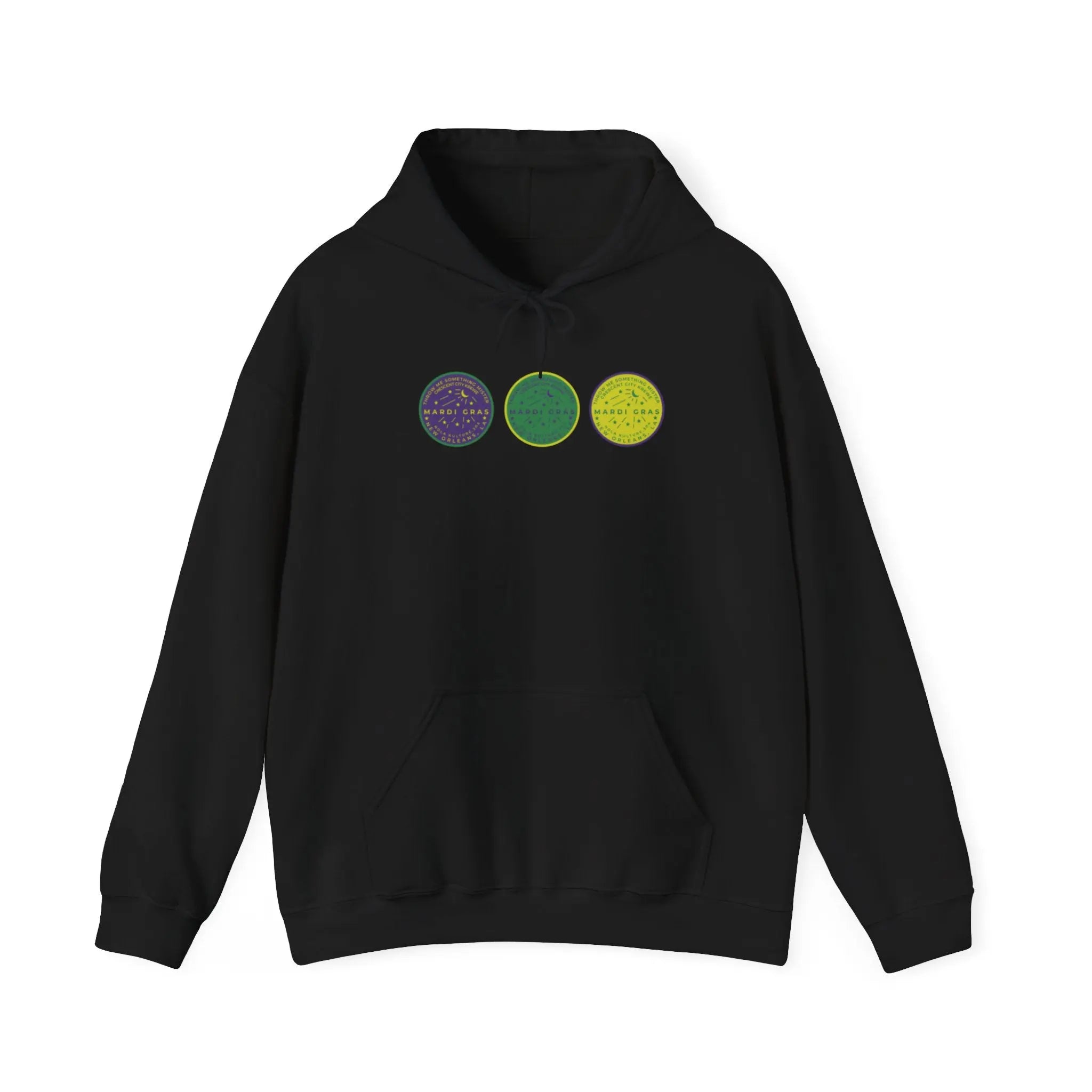 Mardi Gras Watermeter Hoodie Printify