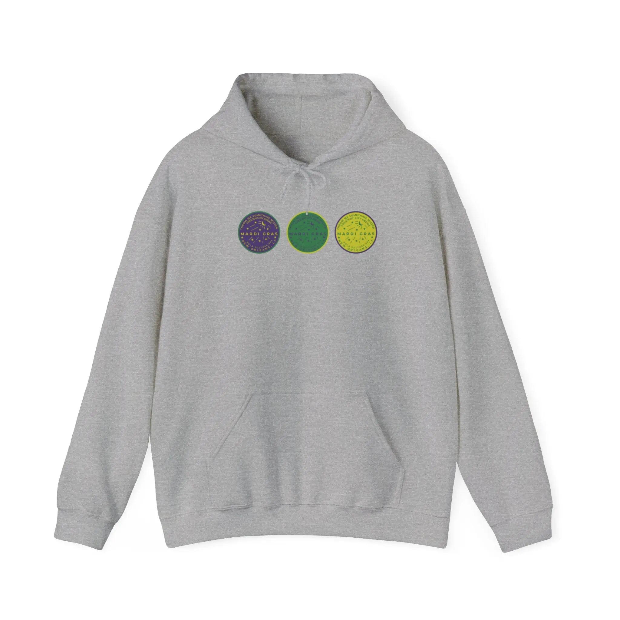 Mardi Gras Watermeter Hoodie Printify