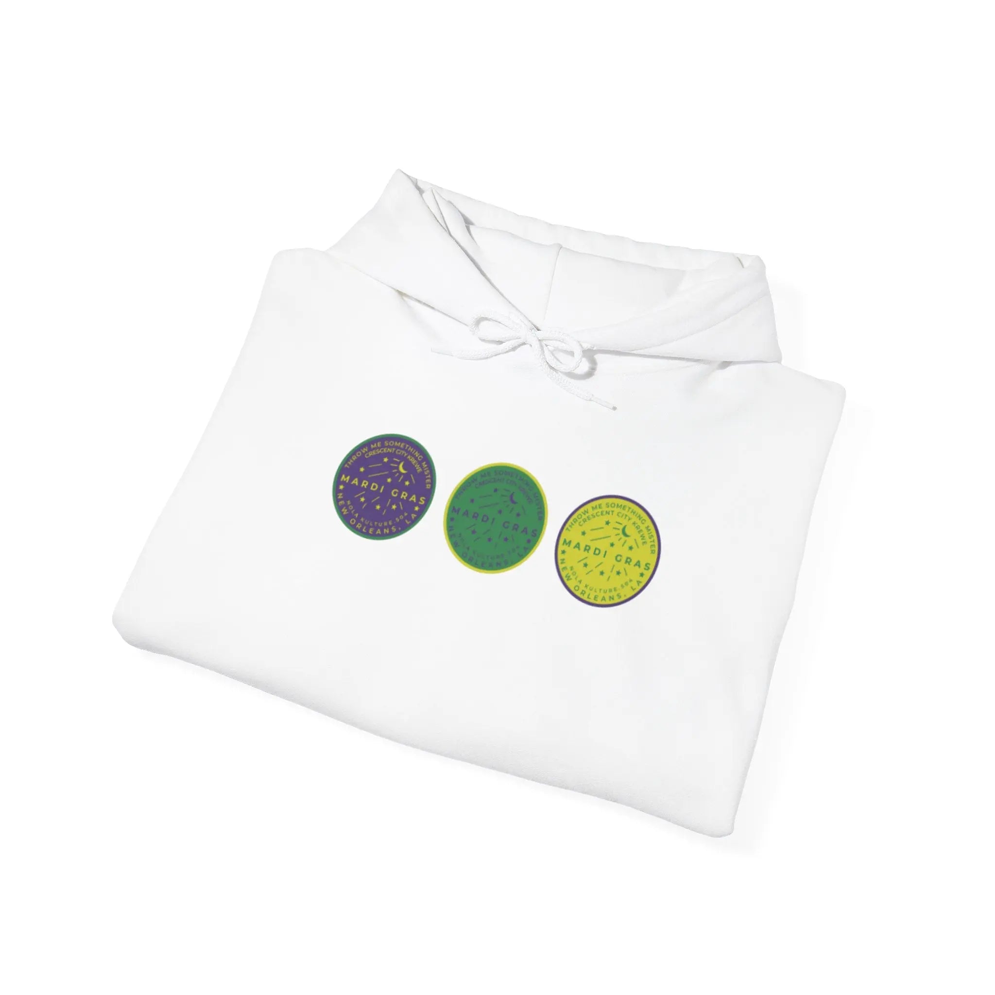 Mardi Gras Watermeter Hoodie Printify