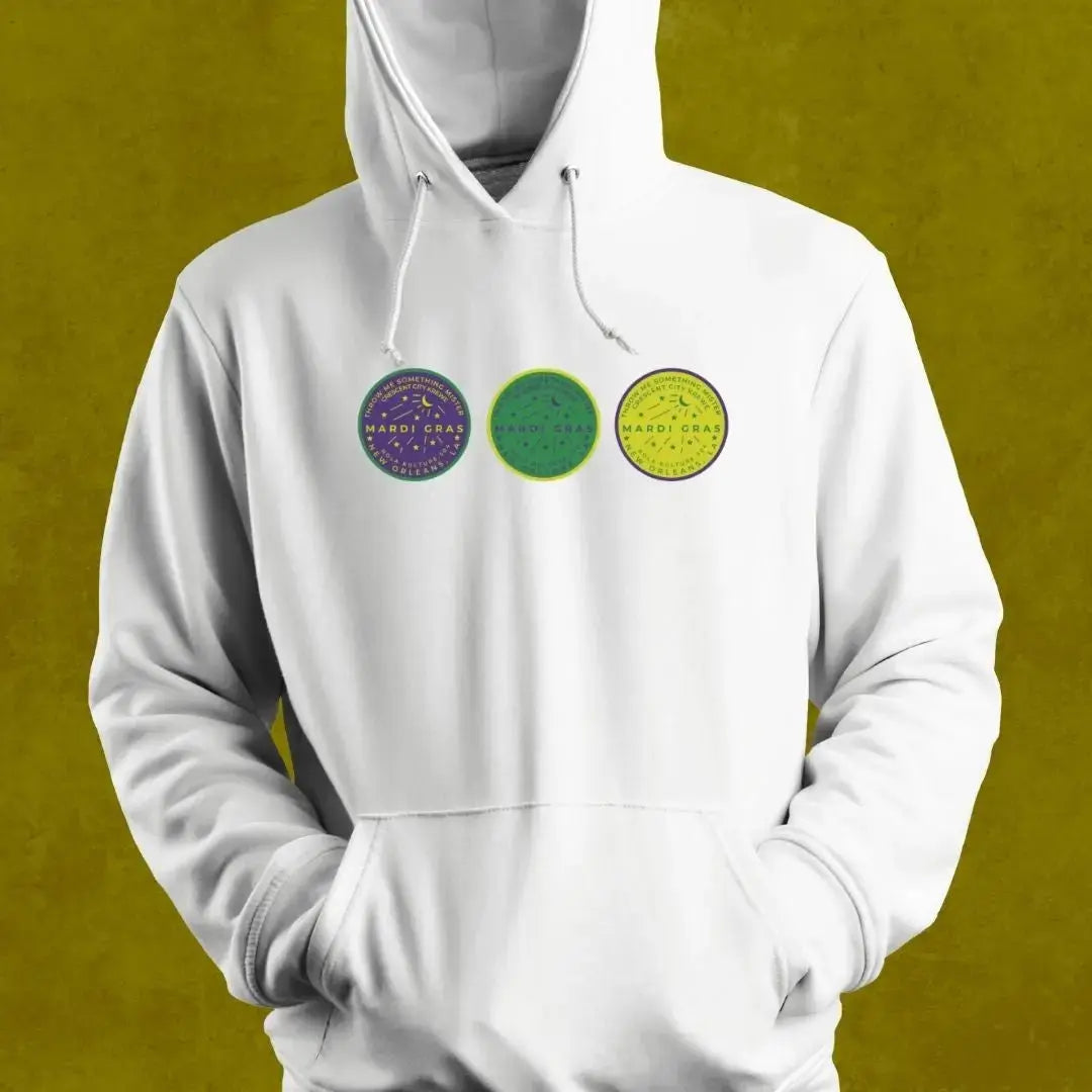 Mardi Gras Watermeter Hoodie Printify