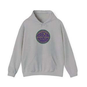 Mardi Gras Watermeter Purple Hoodie Printify