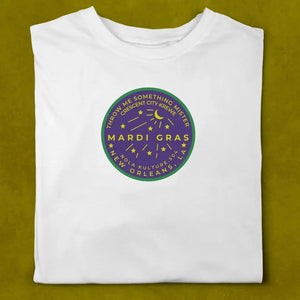 Mardi Gras Watermeter Purple T-Shirt Printify