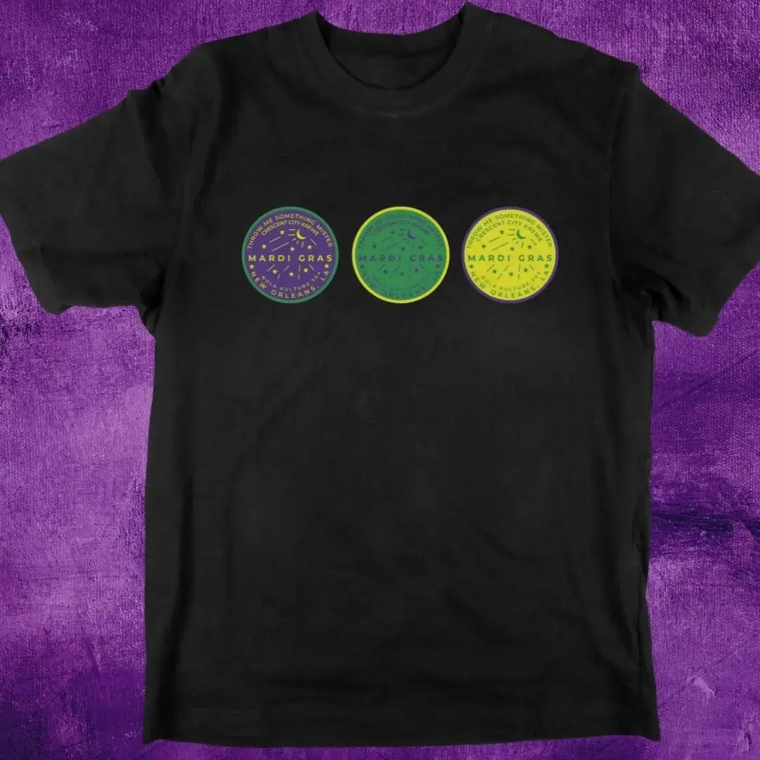 Mardi Gras Watermeter T-Shirt Printify
