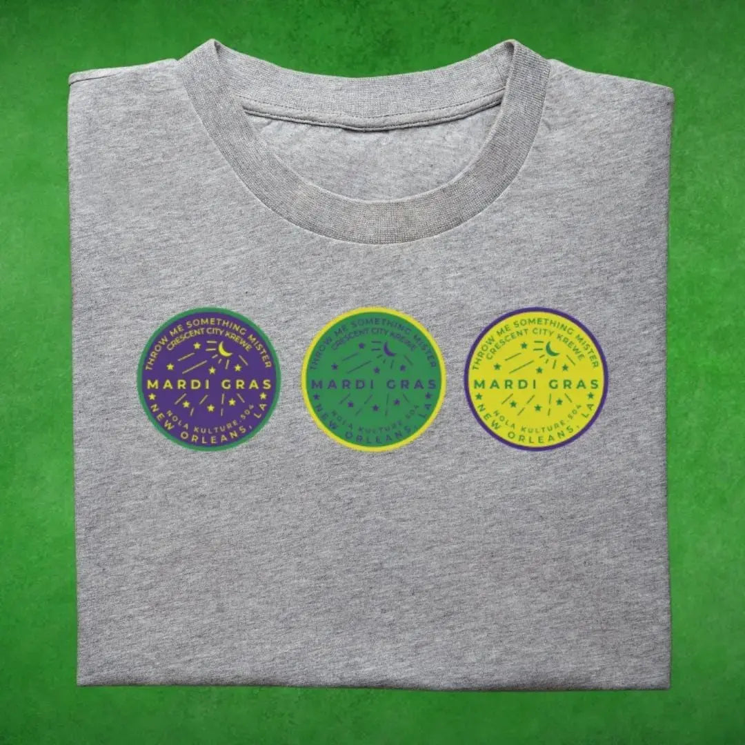 Mardi Gras Watermeter T-Shirt Printify