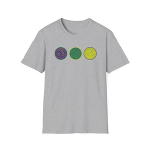 Mardi Gras Watermeter Trifecta T-Shirt Printify
