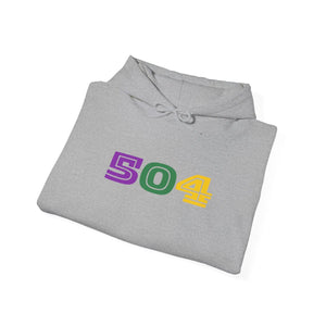 Mardi Gras "504" Hoodie Printify