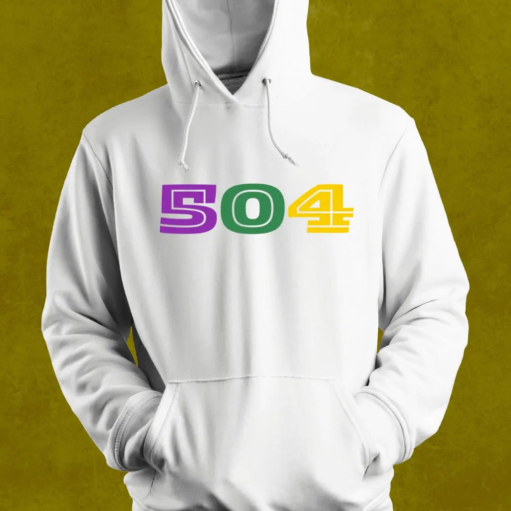 Mardi Gras "504" Hoodie Printify