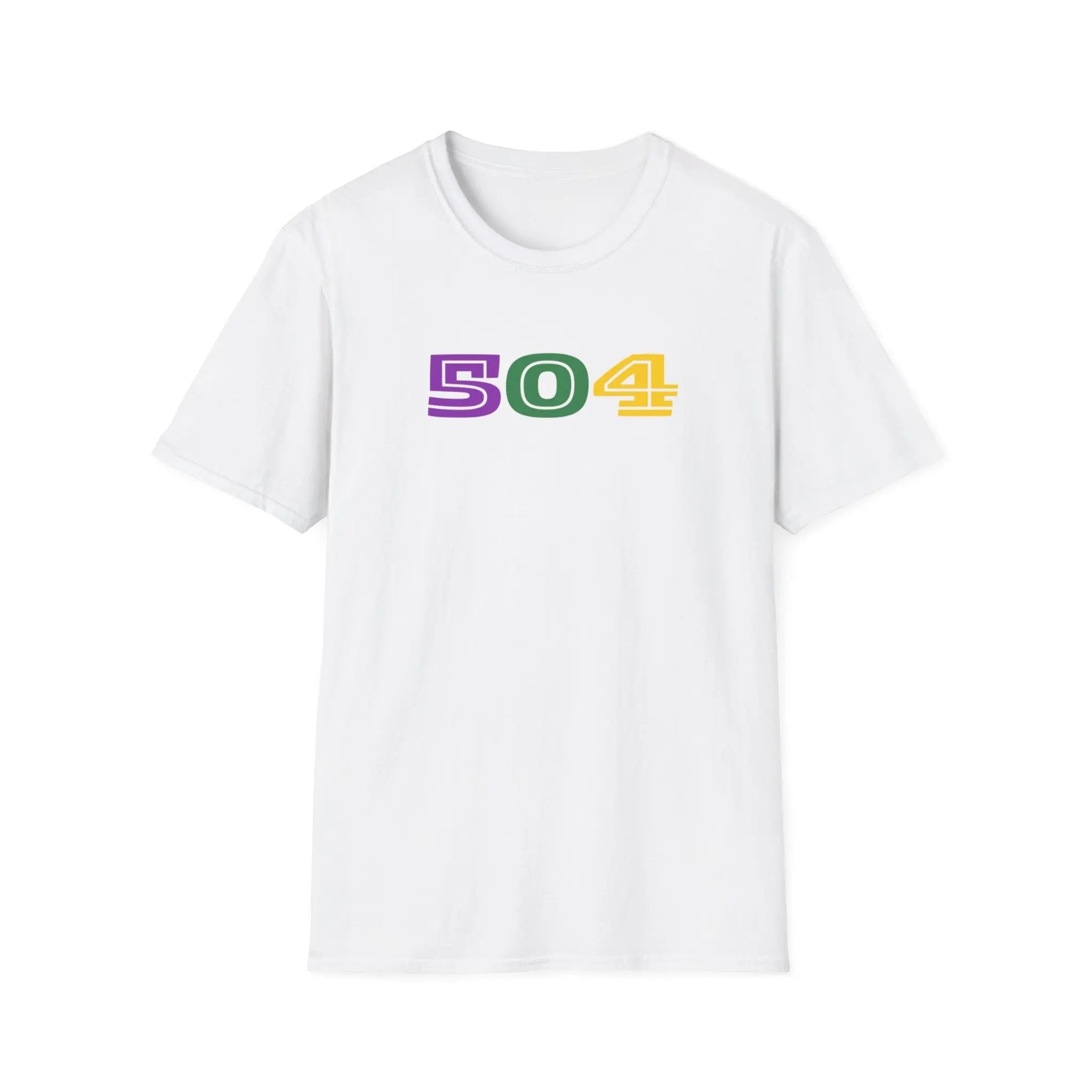 Mardi Gras “504” T-Shirt Printify