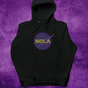 Mardi Gras “Nola Space Ward” Hoodie Printify