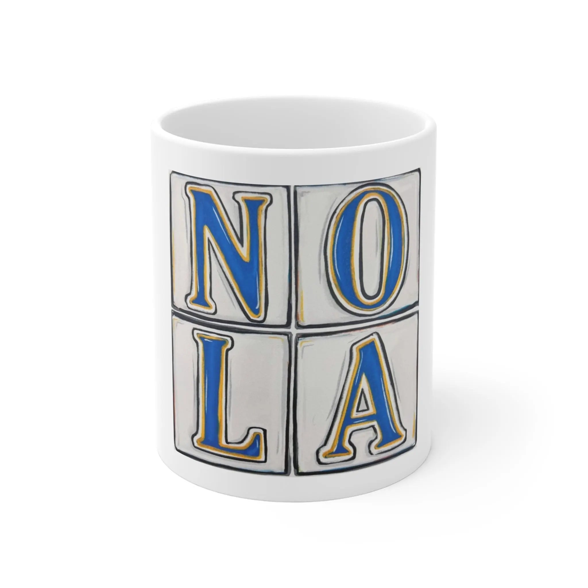 NOLA Vintage 11oz Coffee Mug - Perfect for New Orleans Lovers Printify