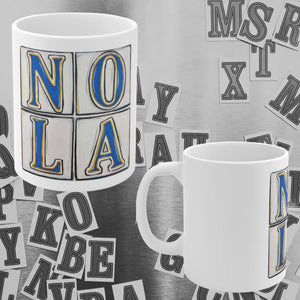 NOLA Vintage 11oz Coffee Mug - Perfect for New Orleans Lovers Printify