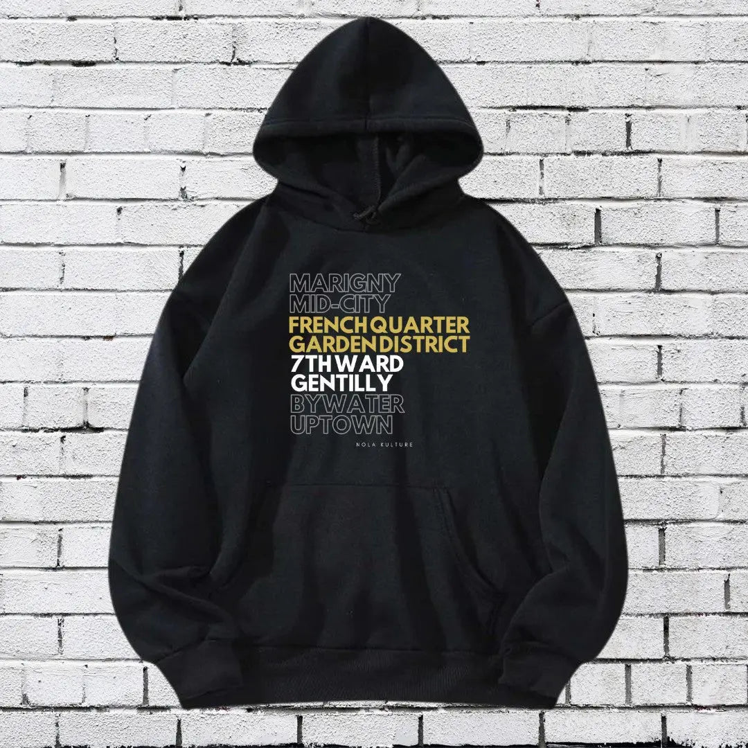 New Orleans Hoods Hoodie Printify