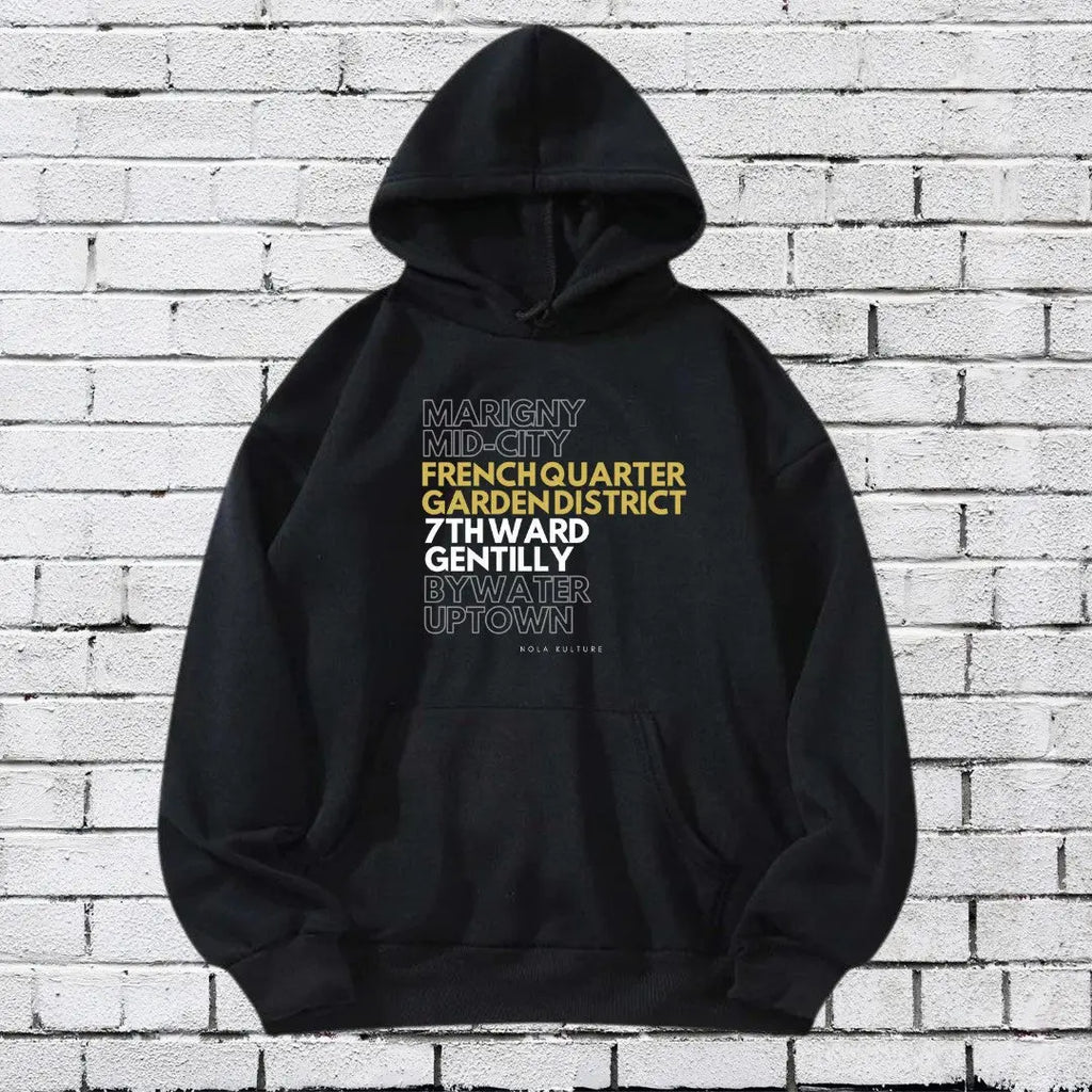 New Orleans Hoods Hoodie Printify