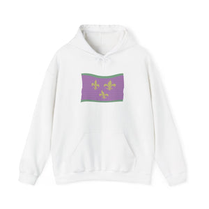 New Orleans Mardi Gras Flag Hoodie Printify