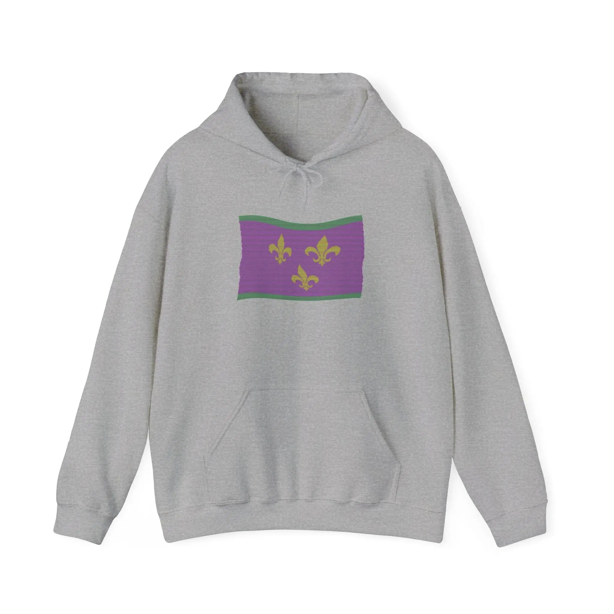 New Orleans Mardi Gras Flag Hoodie Printify
