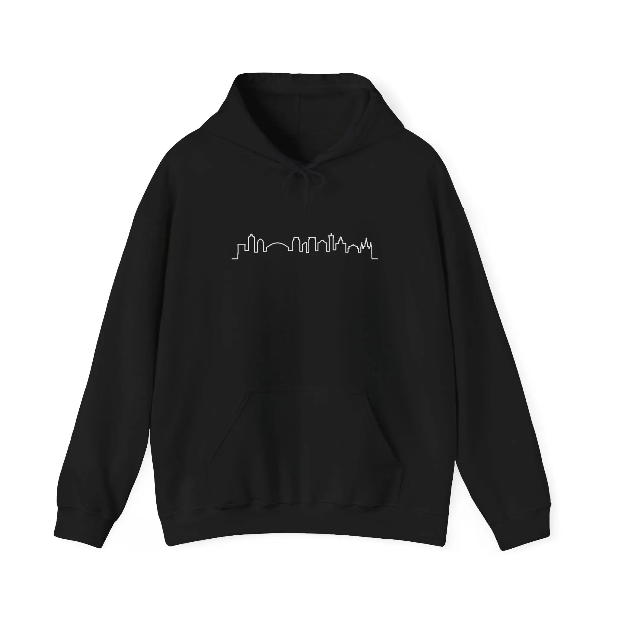 New Orleans Skyline White Hoodie Printify