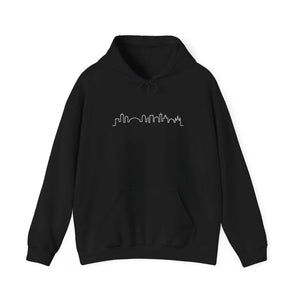 New Orleans Skyline White Hoodie Printify