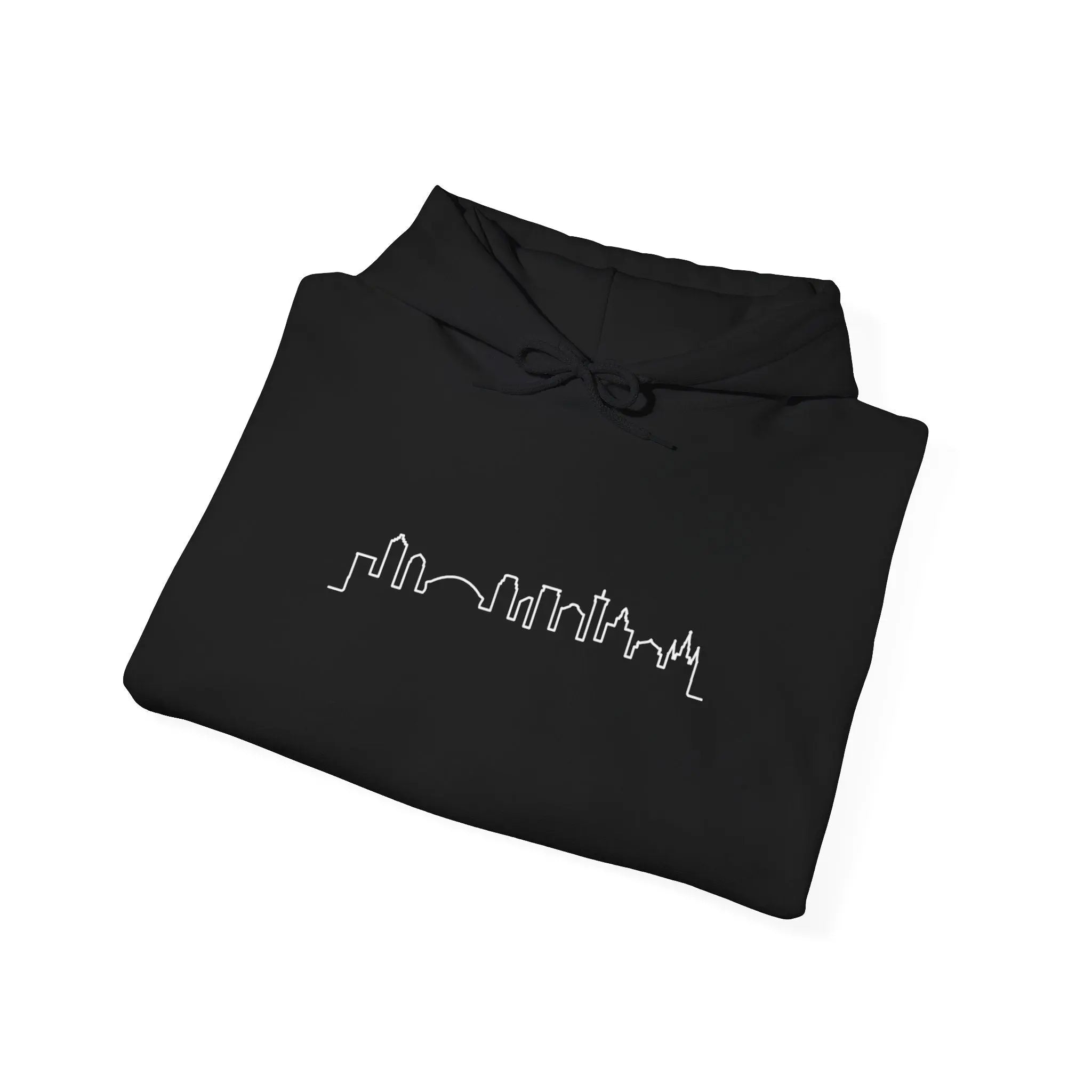 New Orleans Skyline White Hoodie Printify