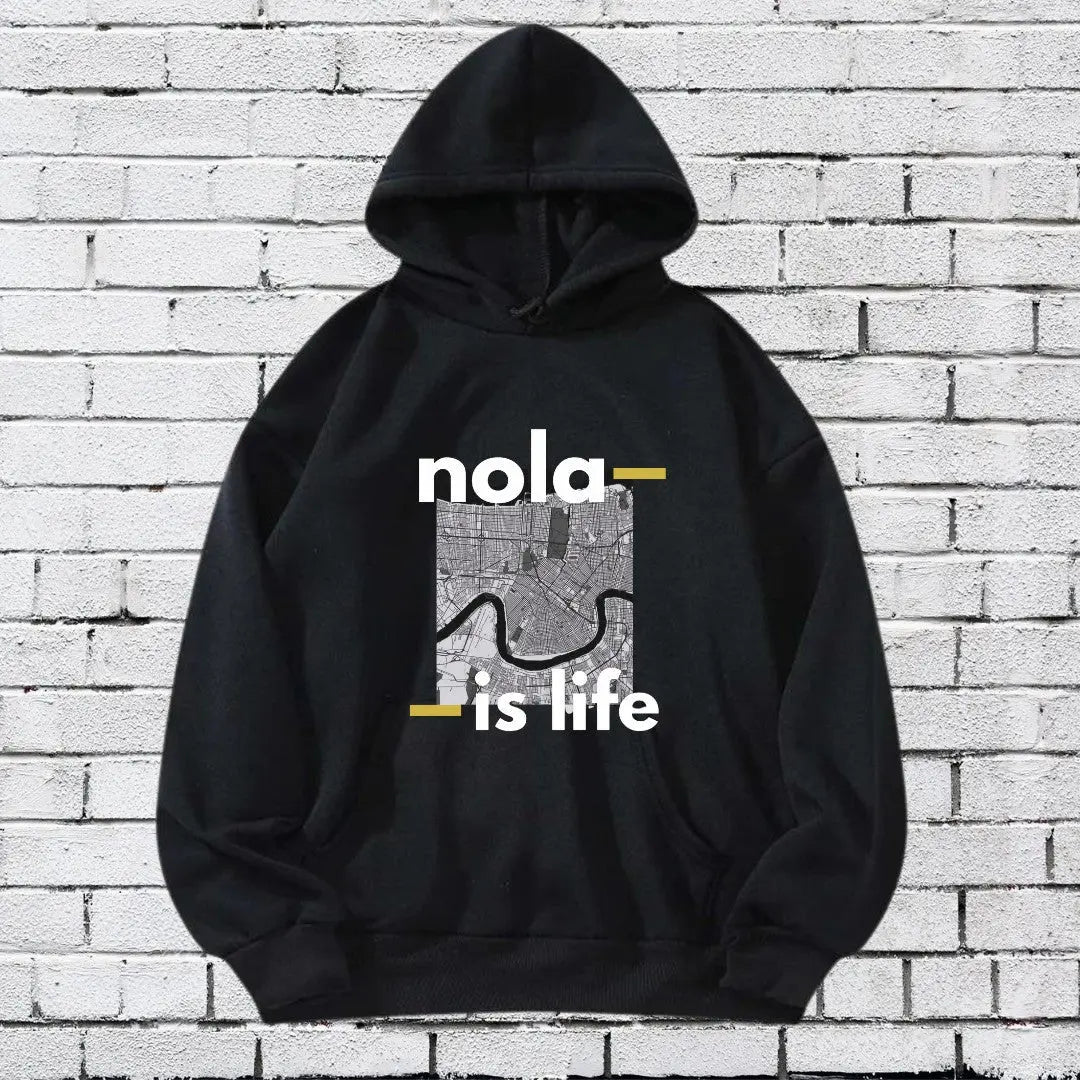 Nola Is Life Hoodie Printify