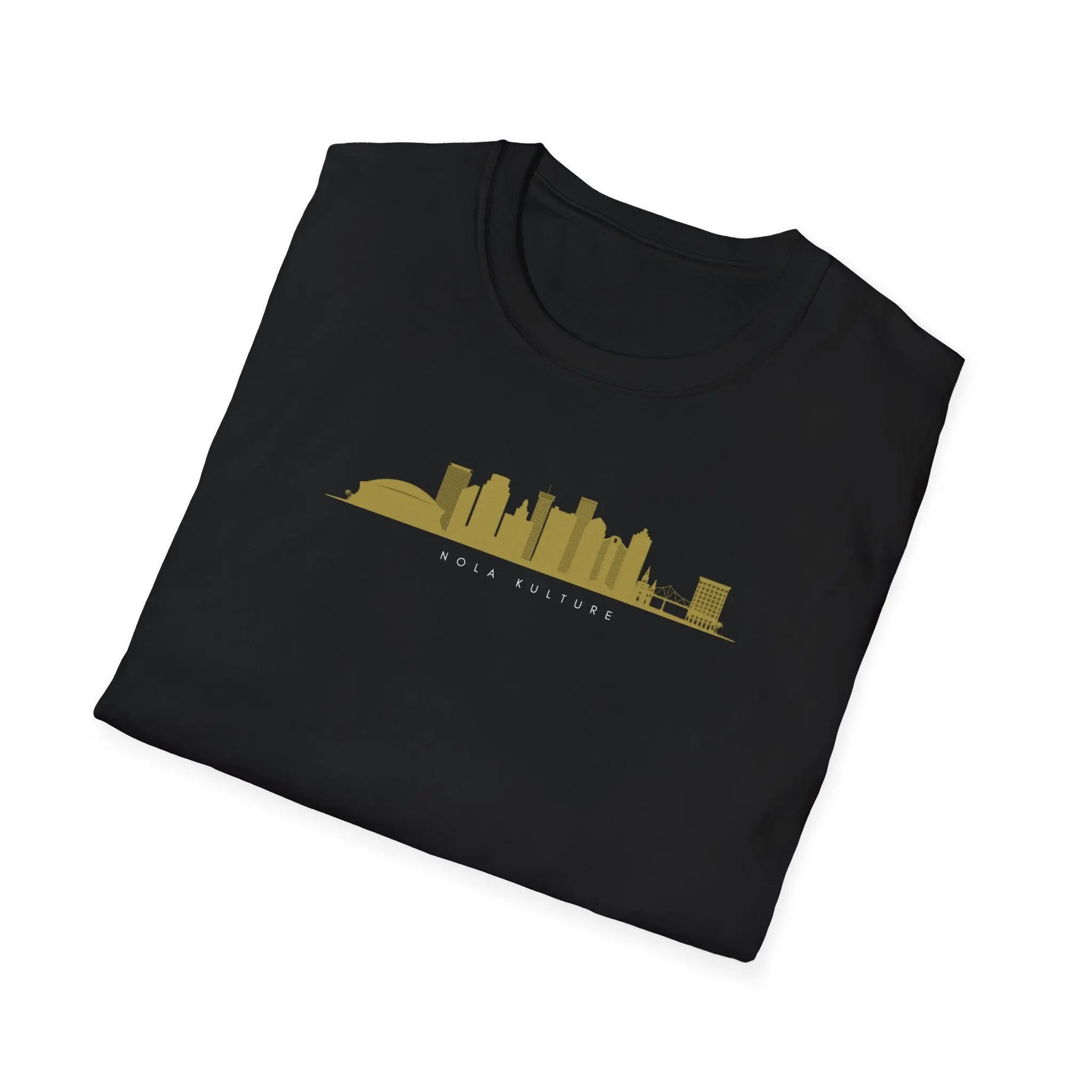 Nola Skyline 2.0 Gold T-Shirt Printify